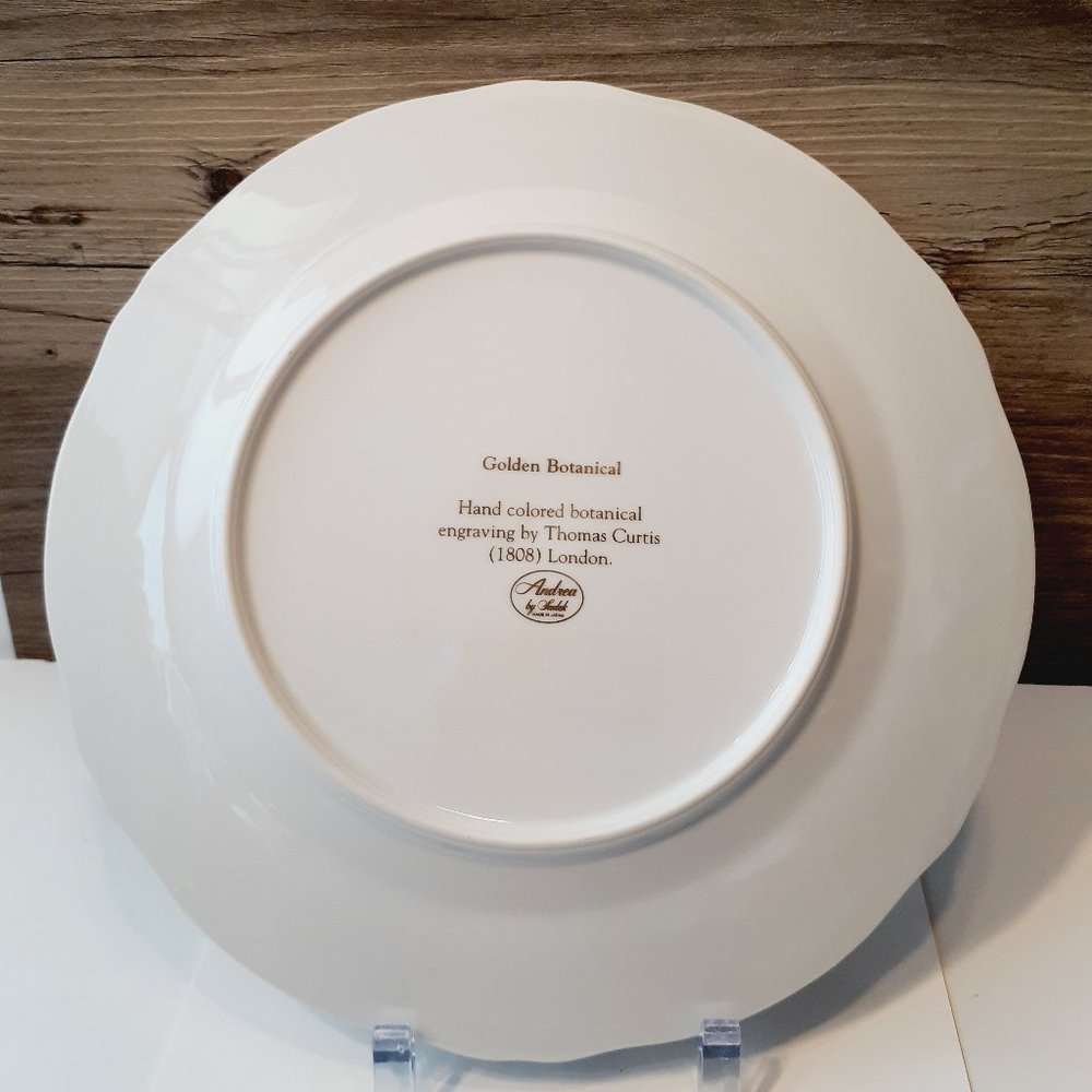 Andrea by Sadek, Golden Botanical by Thomas Curtis 1808 London Plate 10 1/2" - Picture 4 of 9